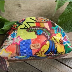 Consuela Patches Large Domed Cosmetic Bag